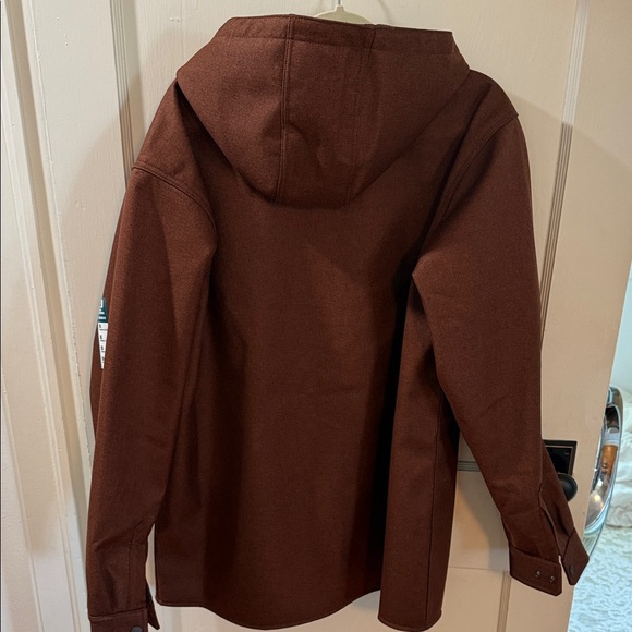 Carhartt Dark Rust Hooded Coat - Picture 7 of 8